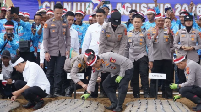 Polri Tanam Bawang Putih di Jabar, Siapkan Ekspansi 50 Hektare