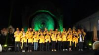 Cetak Rekor Safari Politik, Bahlil Boyong Rombongan Menteri ke Pelantikan Golkar Bali