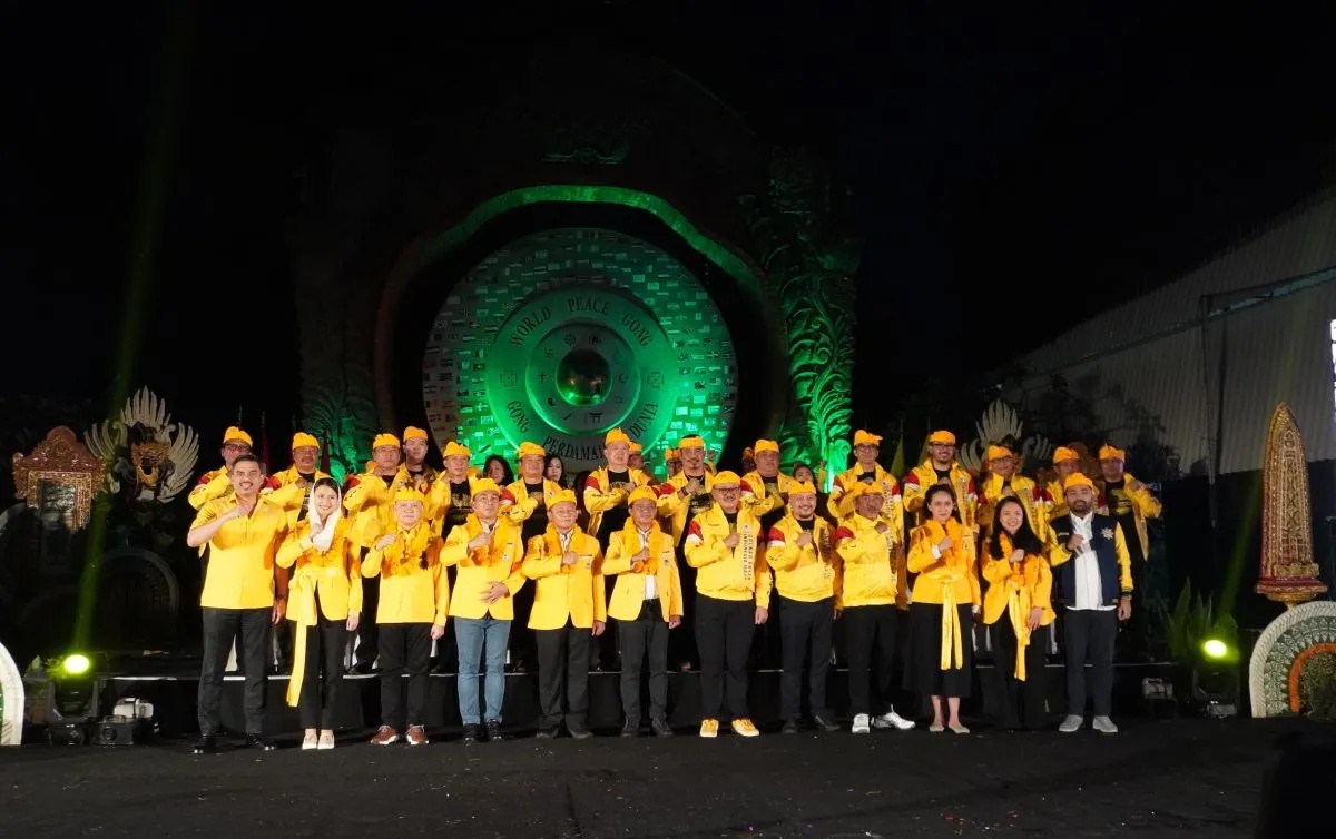 Cetak Rekor Safari Politik, Bahlil Boyong Rombongan Menteri ke Pelantikan Golkar Bali