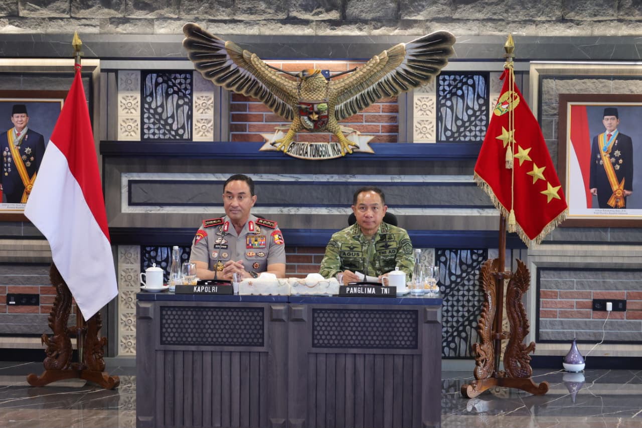 Kapolri Silaturahmi ke Panglima TNI, Bahas Tantangan Keamanan Nasional