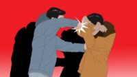kekerasan-penganiayaan_169 Dituduh Culik Anak Kandung, Ayah di Humbahas Dihakimi Massa