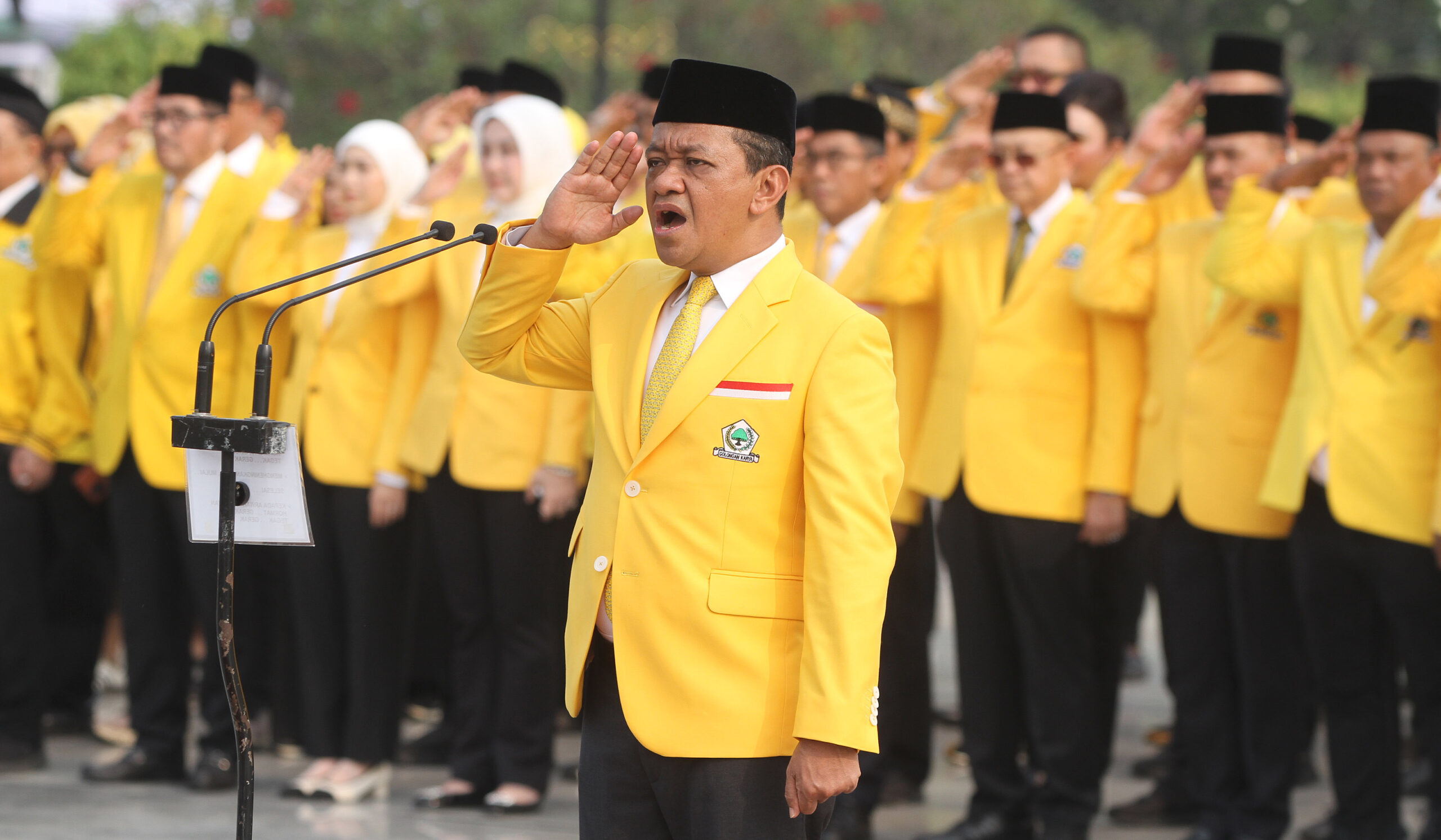 HUT ke-62 Golkar, Bahlil Pimpin Ziarah ke TMP Kalibata