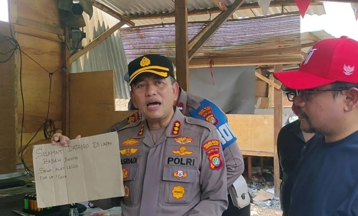 Polisi Bongkar “Lapak Bong” di Kampung Ambon, Tarif Sewanya Rp2.000