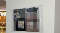Poster Foto Tak Senonoh Gegerkan Mal di Gresik, Diduga Dipicu Perselingkuhan