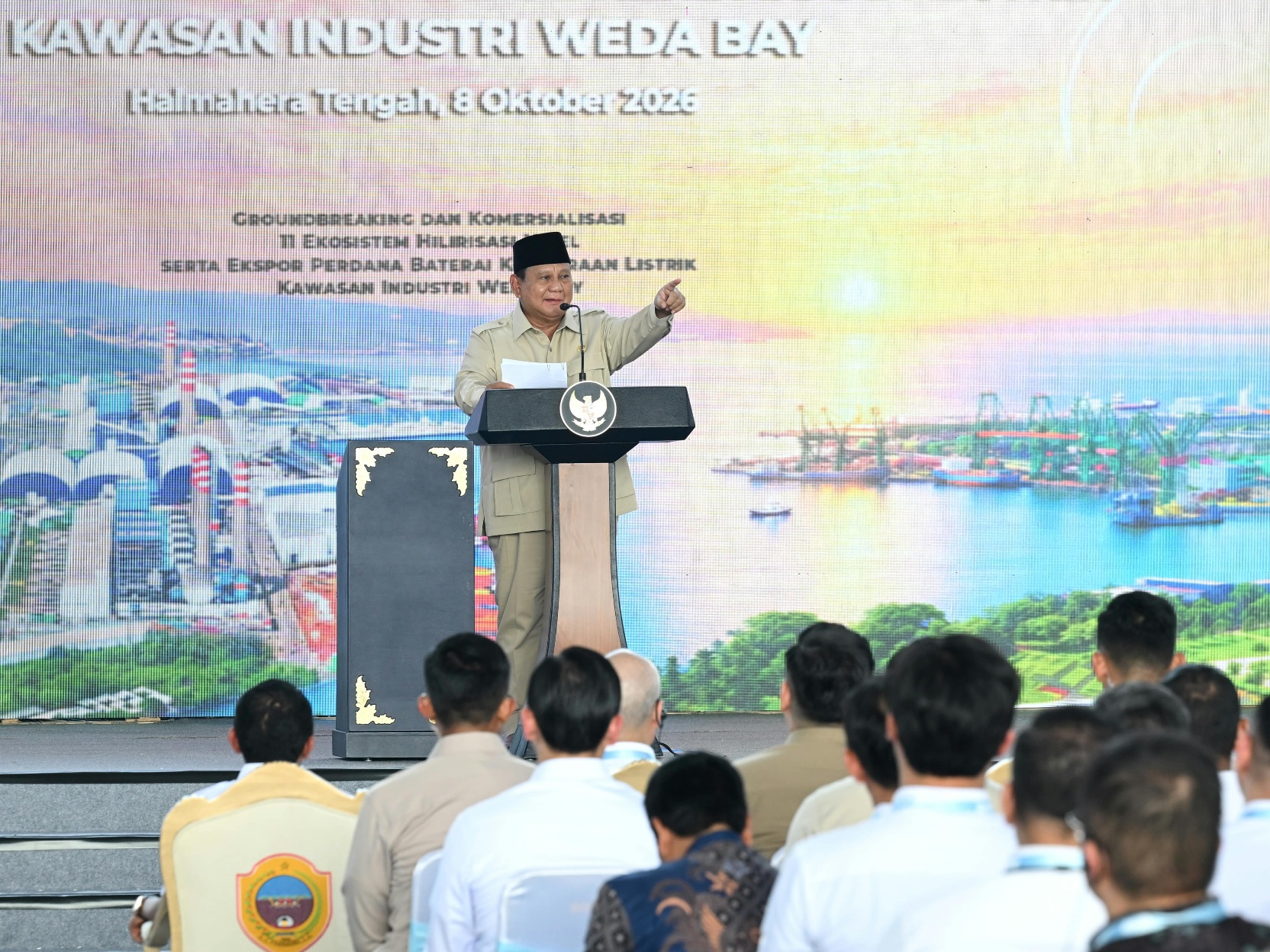 Prabowo: Ekspor Perdana Baterai Kendaraan Listrik Bukti Nyata Strategi Hilirisasi Indonesia